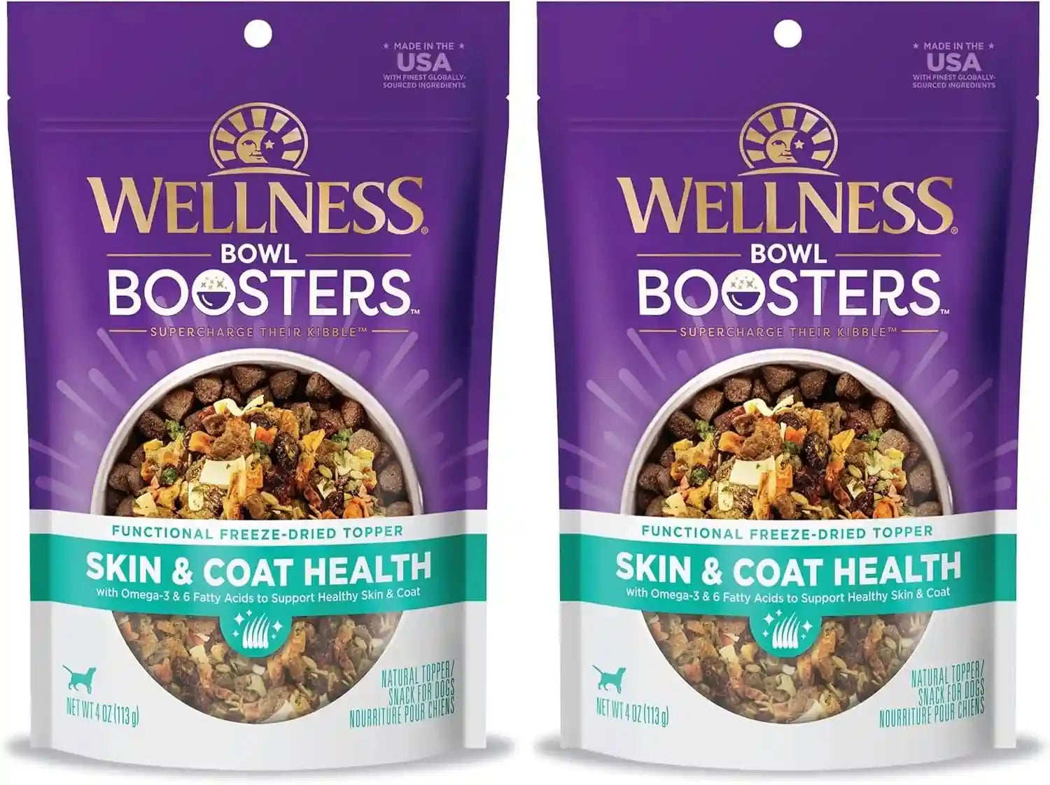 wellness-bowl-boosters-digestive-health-dog-food-topper-with-freeze-dried-pieces-for-small-medium-and-large-breeds-sensitive-stomach-grain-free-natural-chicken-recipe-4-oz-bag