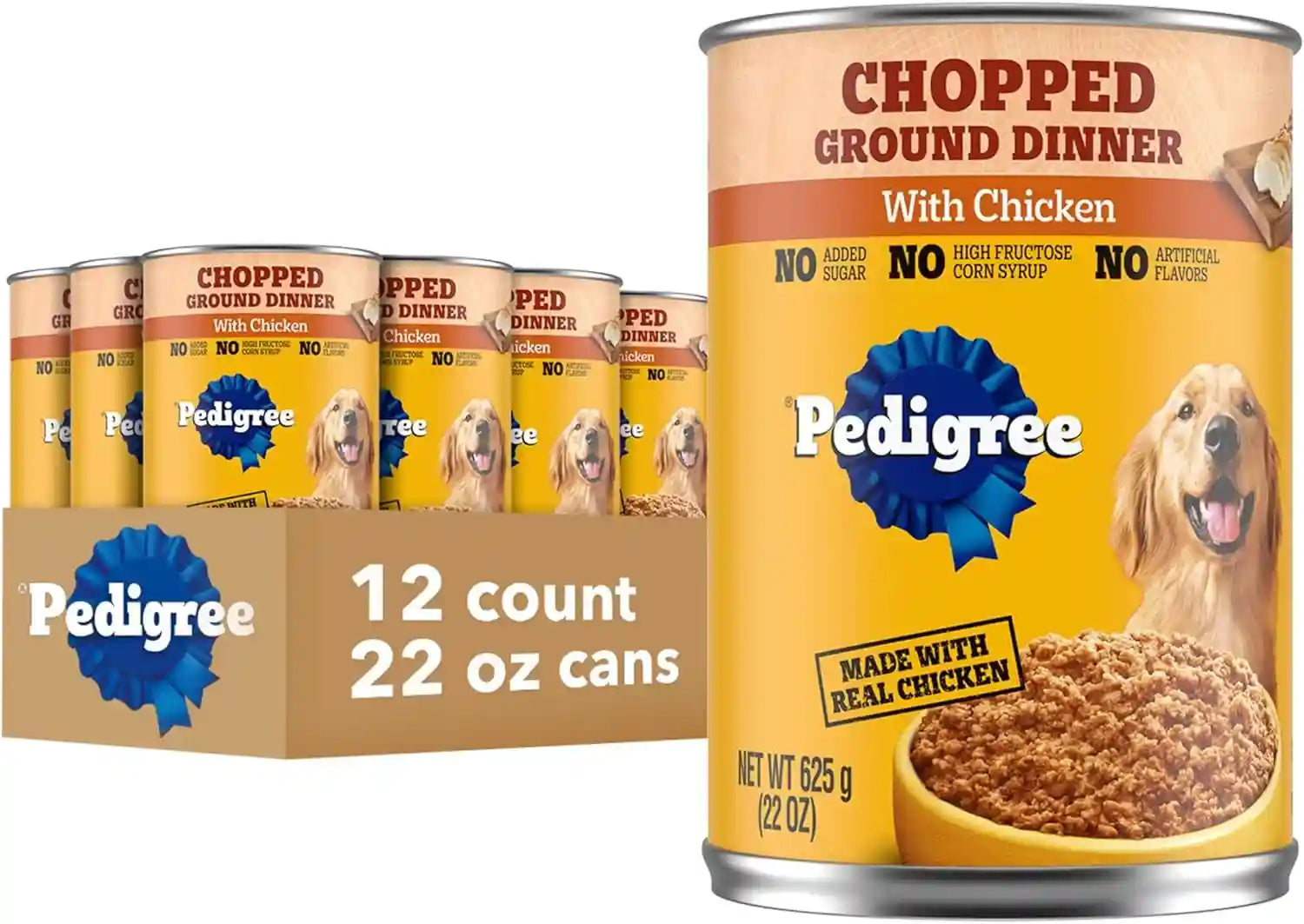 pedigree-chopped-ground-dinner-wet-dog-food-chicken-13-2-oz-12-count-100-complete-balanced-slow-cooked-with-real-chicken-supports-lean-muscles-serve-as-topper-or-complete-meal