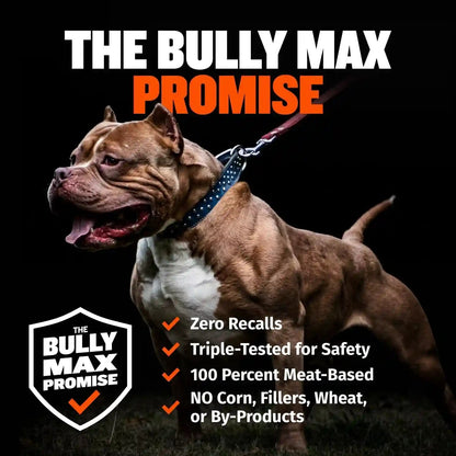 Bully Max Dry Dog Food for Adults & Puppies - High Protein & Fat for Muscle & Weight Gain - High Performance Dog Food Supplements - Small & Large Breed Dogs (535 Calories per Cup), Chicken, 15Lb Bag8