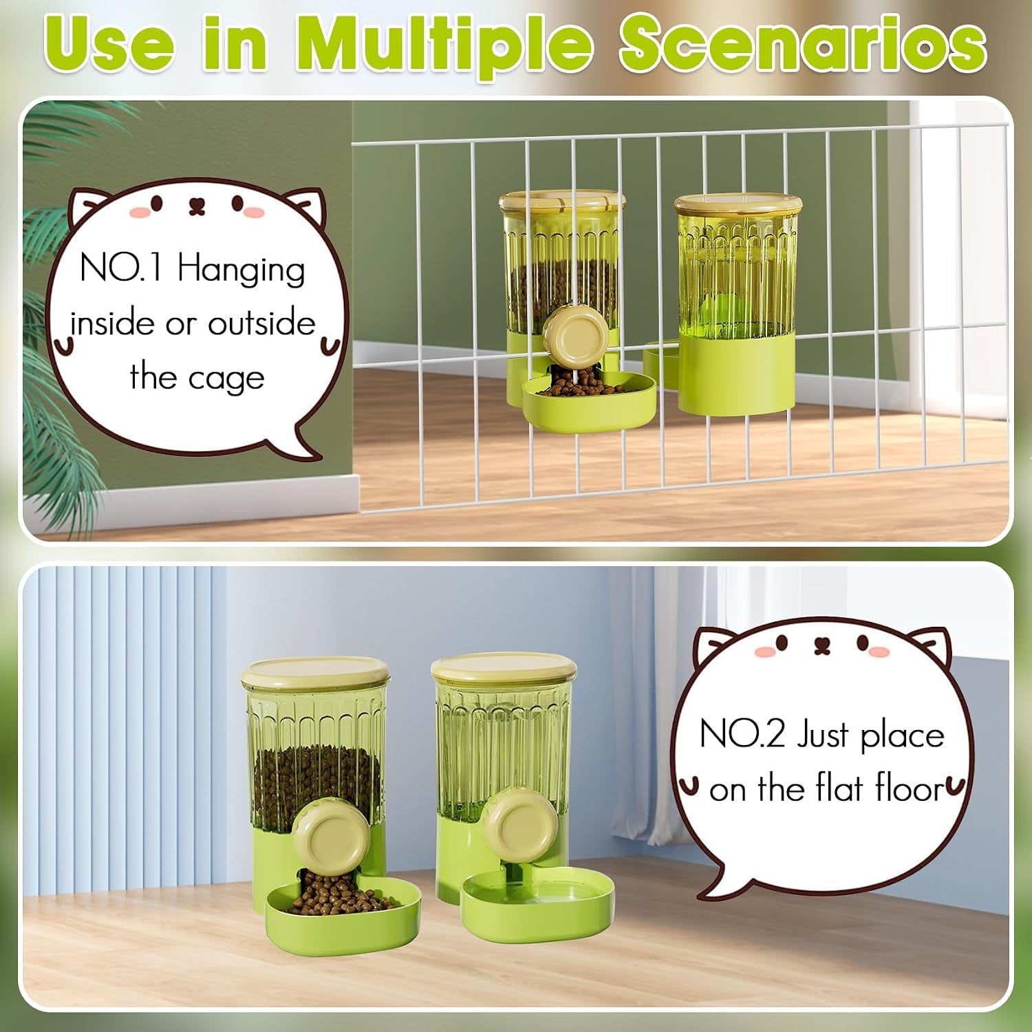 hanging-small-cat-feeder-water-set-1l-food-dispenser-and-0-8l-water-bottle-automatically-refill-auto-gravity-pet-feeder-and-waterer-set-3-5-days-for-puppy-kitten-rabbit-and-small-pets