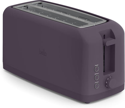 Fits-Anywhere™ Slim Toaster, 4 Slice Extra Long & Wide Slot, Plum1