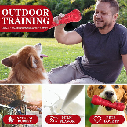 ZIKATON Dog Squeaky Toys for Aggressive Chewers, Durable Chew Toys for Large Medium Breed Dog, Dog Toys, Tough Durable Dogs Toys with Natural Rubber5