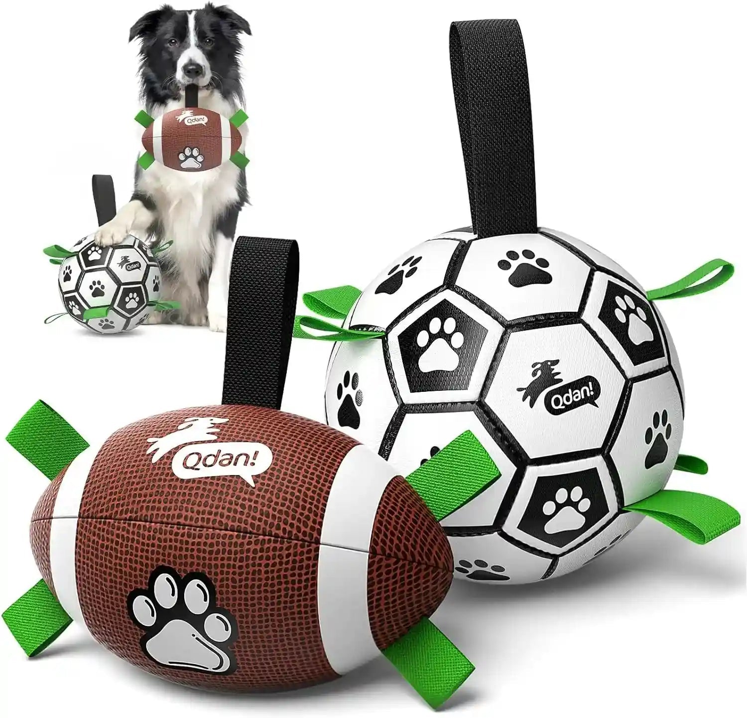 qdan-dog-toys-dog-balls-6-inch-dog-soccer-ball-with-straps-herding-balls-dog-birthday-toy-balls-for-20-40lbs-dogs-outdoor-puppy-toys-to-keep-them-busy-interactive-toy-for-tug-pool-water-toy-ball