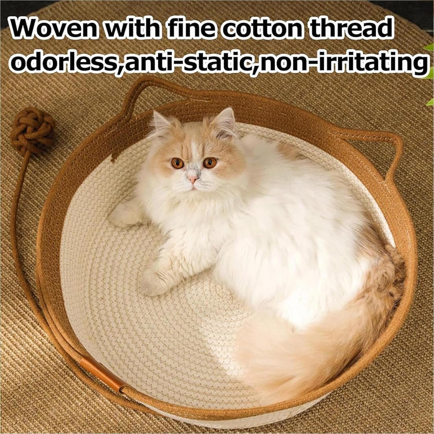 instinct-basket-stimuli-handwoven-cat-basket-for-cats-large-round-boho-cat-bed-cotton-rope-weave-scratchable-breathable-reduces-bed-rejection-for-cats