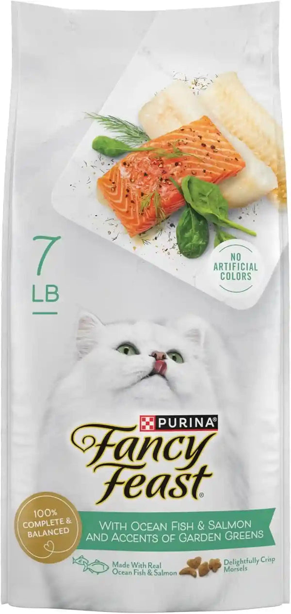Purina Fancy Feast Dry Cat Food with Ocean Fish and Salmon - 3 Lb. Bag17