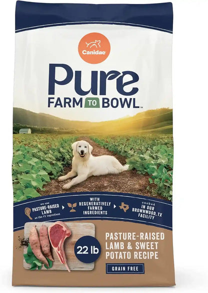 Canidae Pure Farm to Bowl Dry Dog Food - Balanced Nutrition for Adult Dogs - Limited Ingredient Formula - Grain, Wheat & Soy-Free - 22 Lb - Wild-Caught Salmon & Sweet Potato Recipe12
