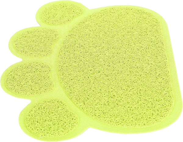 Cat Litter Tray, PVC Dog Mat Antislip Shape Pet Puppy Non Slip Box Liners Feeding Bowl Placemat Supplies for Cats and Dogs (Claw Shape)5