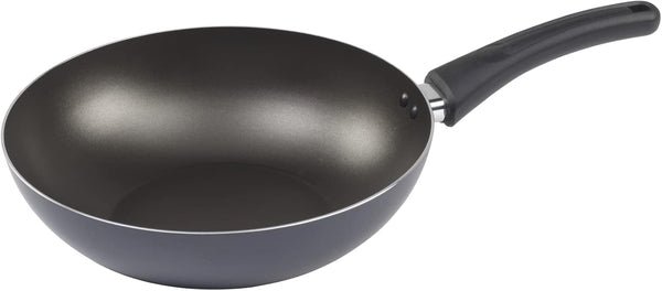 Everyday Nonstick 11-Inch Stir Fry Pan, Deep Walled Skillet for Easy Mixing, Even-Heating Aluminum Wok, Ergonomic Handle, Charcoal Silicone Lacquer, Black Frying Pan5