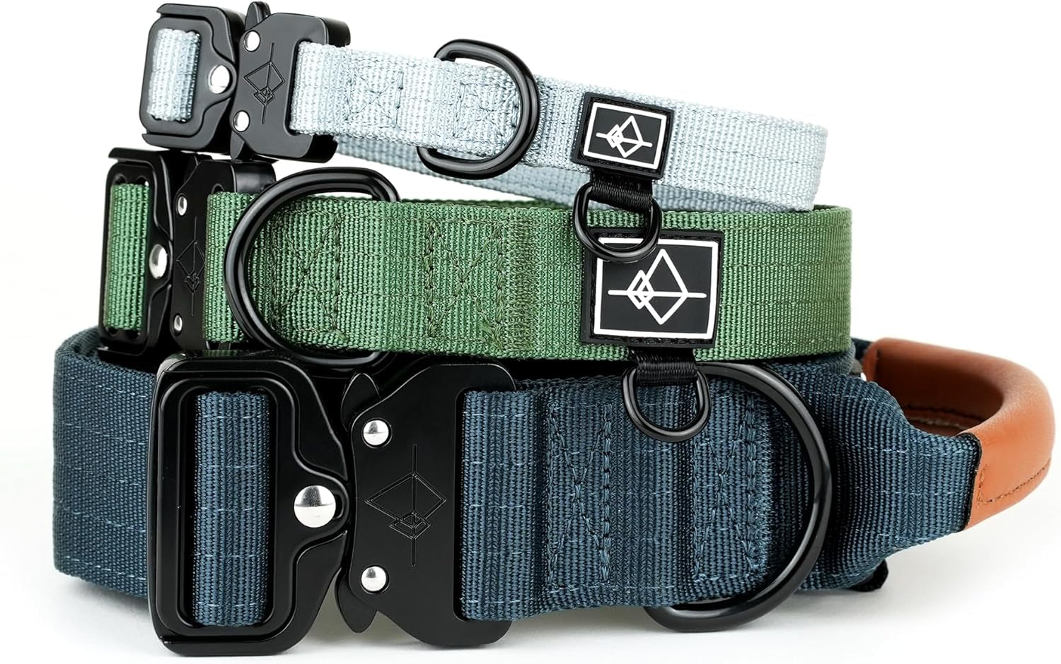 made-to-roam-control-dog-collar-leather-handle-heavy-duty-metal-buckle-premium-adjustable-collar-with-vegan-leather-handle-fits-medium-to-large-dogs-15-colors-matching-leash-harness