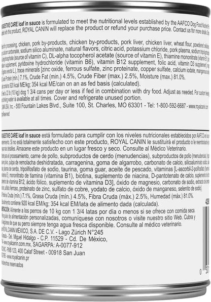 ROYAL CANIN Canine Care Nutrition Digestive Care Adult Loaf in Sauce Dog Food, 13.5 Oz (Pack of 12)3