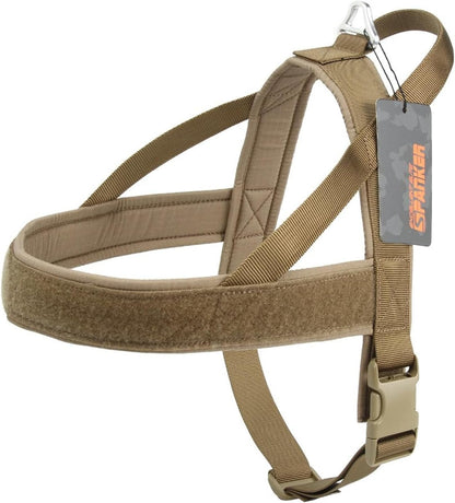 EXCELLENT ELITE SPANKER No Pull Dog Harness Padded Military Patrol Vest Adjustable Nylon Small Service Walking Dog Harness with Handle for Training Running(Blk-M) | Military Dog Harness,Cordura Nylon,Adjustable,Walking,Hiking,Training,Running,For Small Medium Large Dogs8