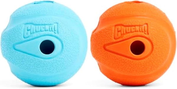 Chuckit! the Whistler Ball Dog Toy, Medium (2.5 Inch Diameter) for Dogs 20-60 Lbs, Pack of 2, Multicolor6