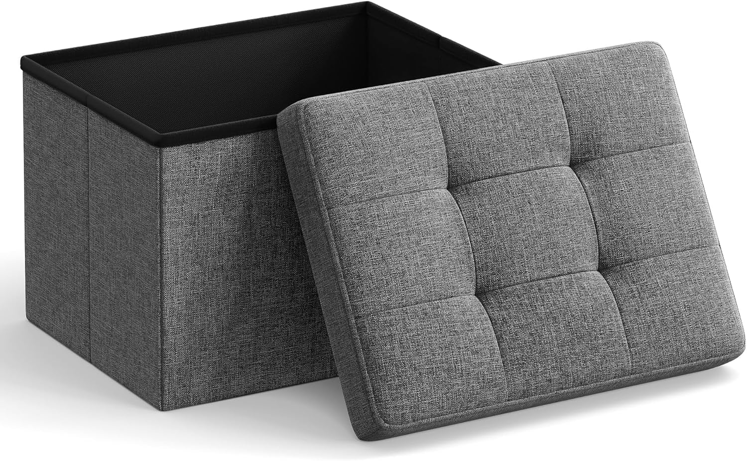 songmics-mazie-collection-small-folding-storage-ottoman-foot-rest-stool-12-2-x-16-1-x-12-2-inches-286-lb-load-capacity-for-living-room-bedroom-home-office-dorm-dark-gray-ulsf102g01