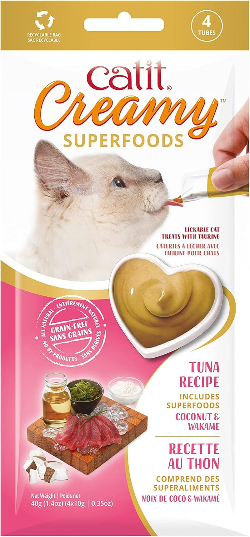 catit-creamy-superfood-lickable-cat-treat-hydrating-and-healthy-treat-for-cats-of-all-ages-lamb-with-quinoa-chia-4-pack