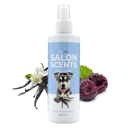 Bark2Basics Salon Scents Dog Cologne Spray and Perfume, Blueberry Pie, 8 Oz | Long Lasting Perfume and Deodorant for Dogs and Cats; Deodorizing Pet Grooming Mist, Ready to Use, Groomer Grade, USA Made10