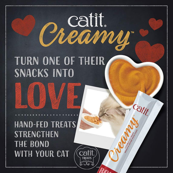 Catit Creamy Lickable Cat Treat, Healthy Cat Treat, Chicken & Liver, 5 Count (Pack of 30)4