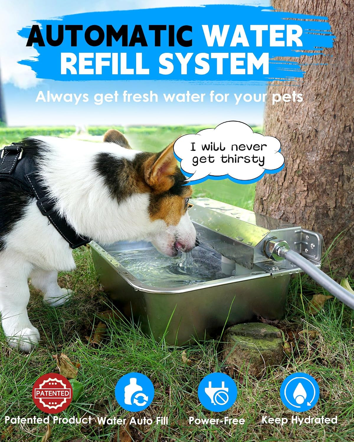 petimi-automatic-dog-water-dispenser-2-gallons-304-stainless-steel-dog-water-bowl-for-indoor-outdoor-large-water-bowl-for-pets-livestock-anti-tip-wide-mouth-water-auto-fill-fit-ght-3-4-faucet