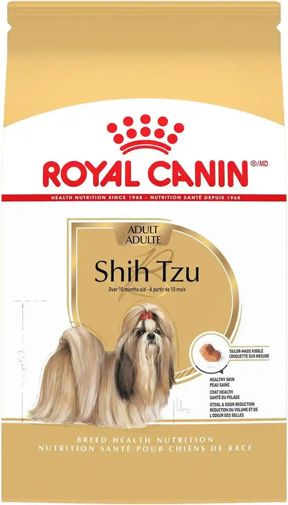 ROYAL CANIN Breed Health Nutrition Shih Tzu Adult Dry Dog Food, 2.5 Lb Bag | Specialized Kibble Shape, Supports Skin and Coat, Complete and Balanced Nutrition, 2.5 Pound Bag1