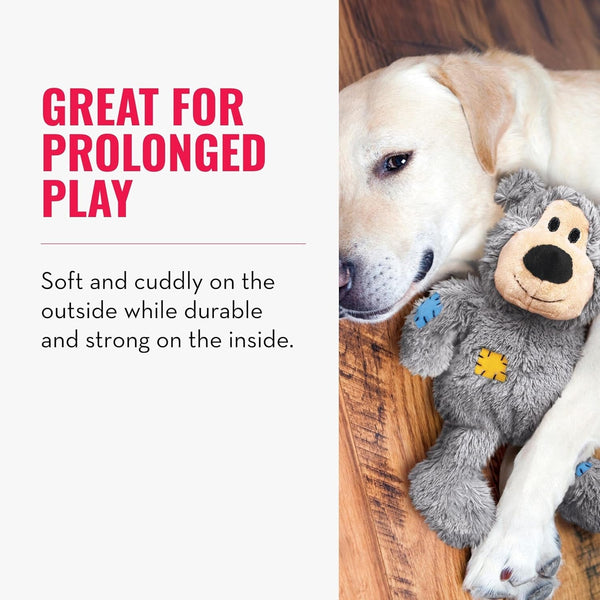 KONG Wild Knots Bears - Durable Dog Toys with Internal Knotted Ropes and Minimal Stuffing for Less Mess (Assorted Colors) (Medium/Large)3