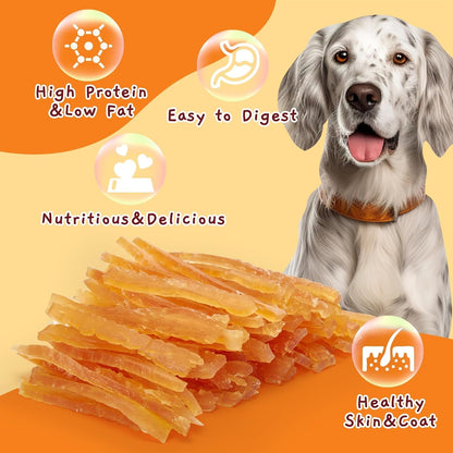 Jungle Calling Mini Chicken Strips Training Treats for Small Dogs and Cats | Soft & Chewy High Protein Limited Ingredient Puppy Snacks, Grain Free & Easy to Digest, No Artificial Additives, 10.6 Oz6