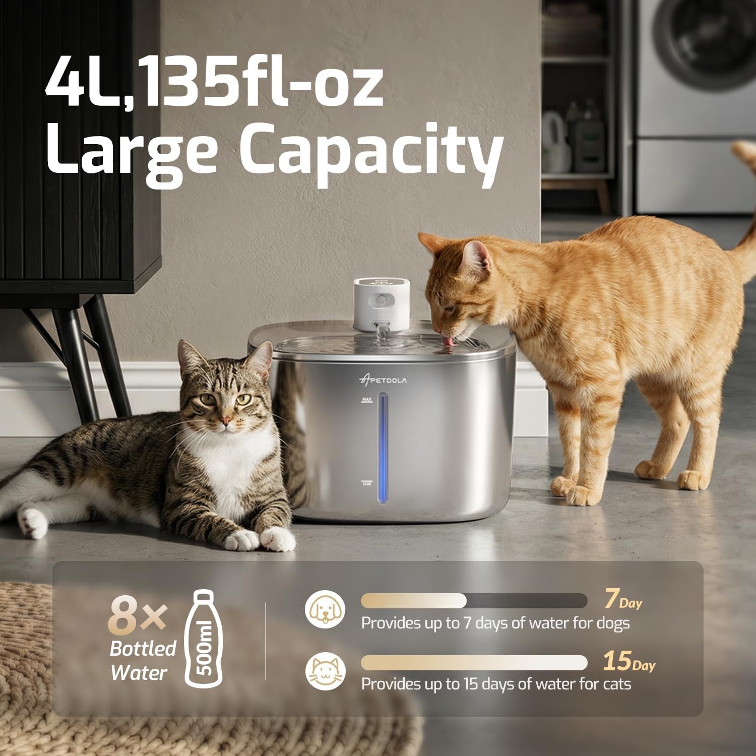 wireless-cat-water-fountain-stainless-steel-135floz-4l-battery-operated-automatic-pet-fountain-cordless-cat-water-dispenser-pet-drinking-water-fountain-for-multicat-cats-dog-outdoor
