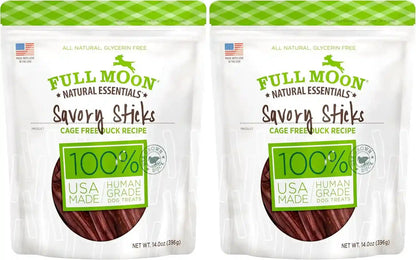 Full Moon All Natural Human Grade Dog Treats, Essential Beef Savory Sticks, 22 Ounce, 1.375 Pound (Pack of 1) | Human Grade, No Corn, No Wheat, No Soy, Glycerin Free, Made in the USA8