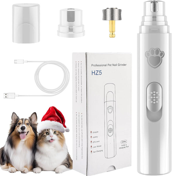 VIWIK Dog Nail Grinder, 2-Speed Rechargeable Dog Nail Trimmers for Large Medium & Small Dogs, Upgrade Professional Electric Pet Paws Grooming, Quiet Puppy Grooming Tool, for Dogs Cats9