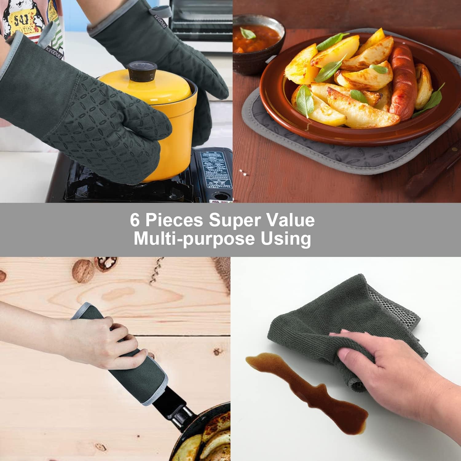 oven-mitts-and-pot-holders-6pcs-set-kitchen-oven-glove-high-heat-resistant-500-degree-extra-long-oven-mitts-and-potholder-with-non-slip-silicone-surface-for-cooking-deep-green