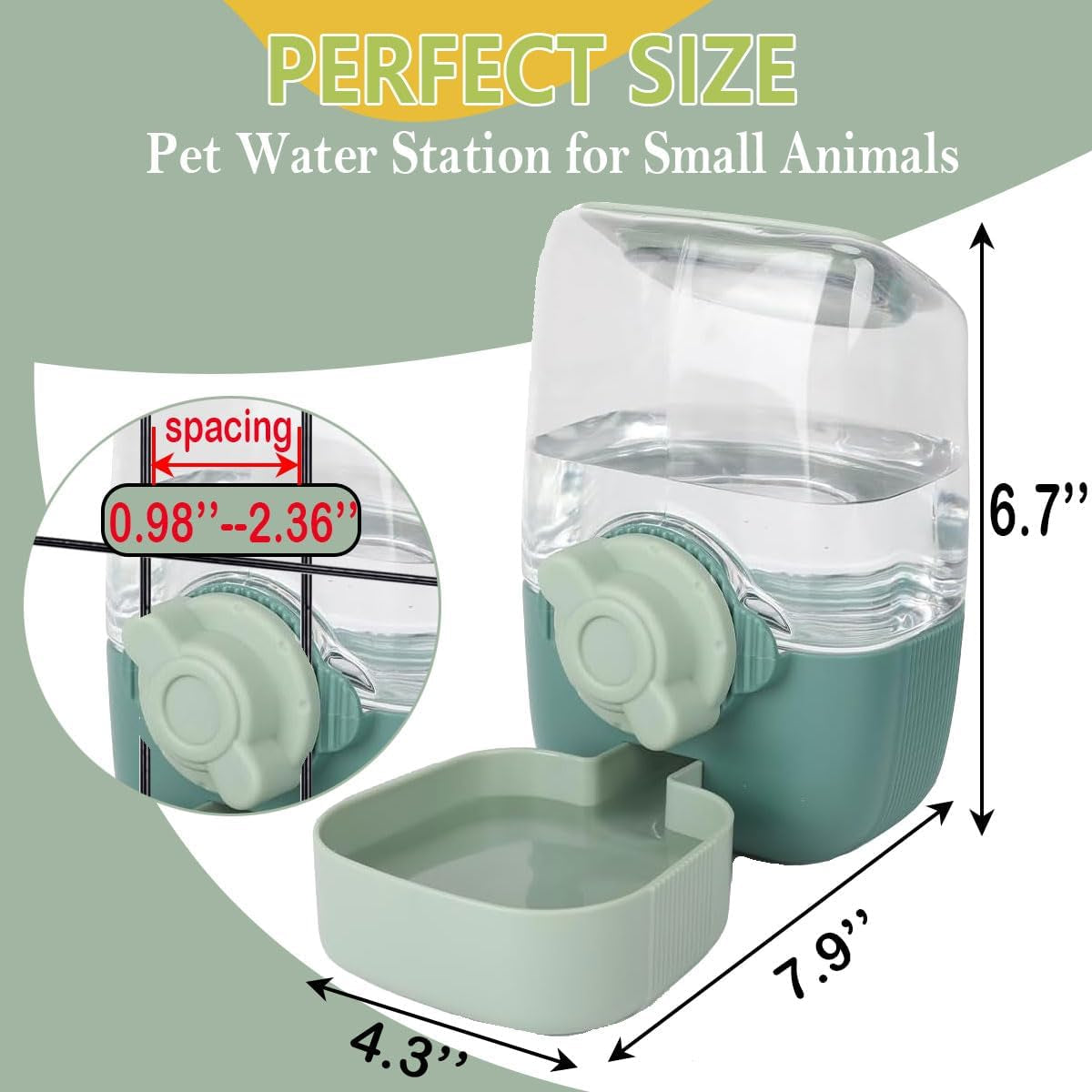 35oz-hanging-automatic-rabbit-water-dispenser-cage-water-bottle-auto-gravity-pet-water-station-for-small-animals-puppy-kitten-rabbit-chinchilla-hedgehog-ferret-1lgreen