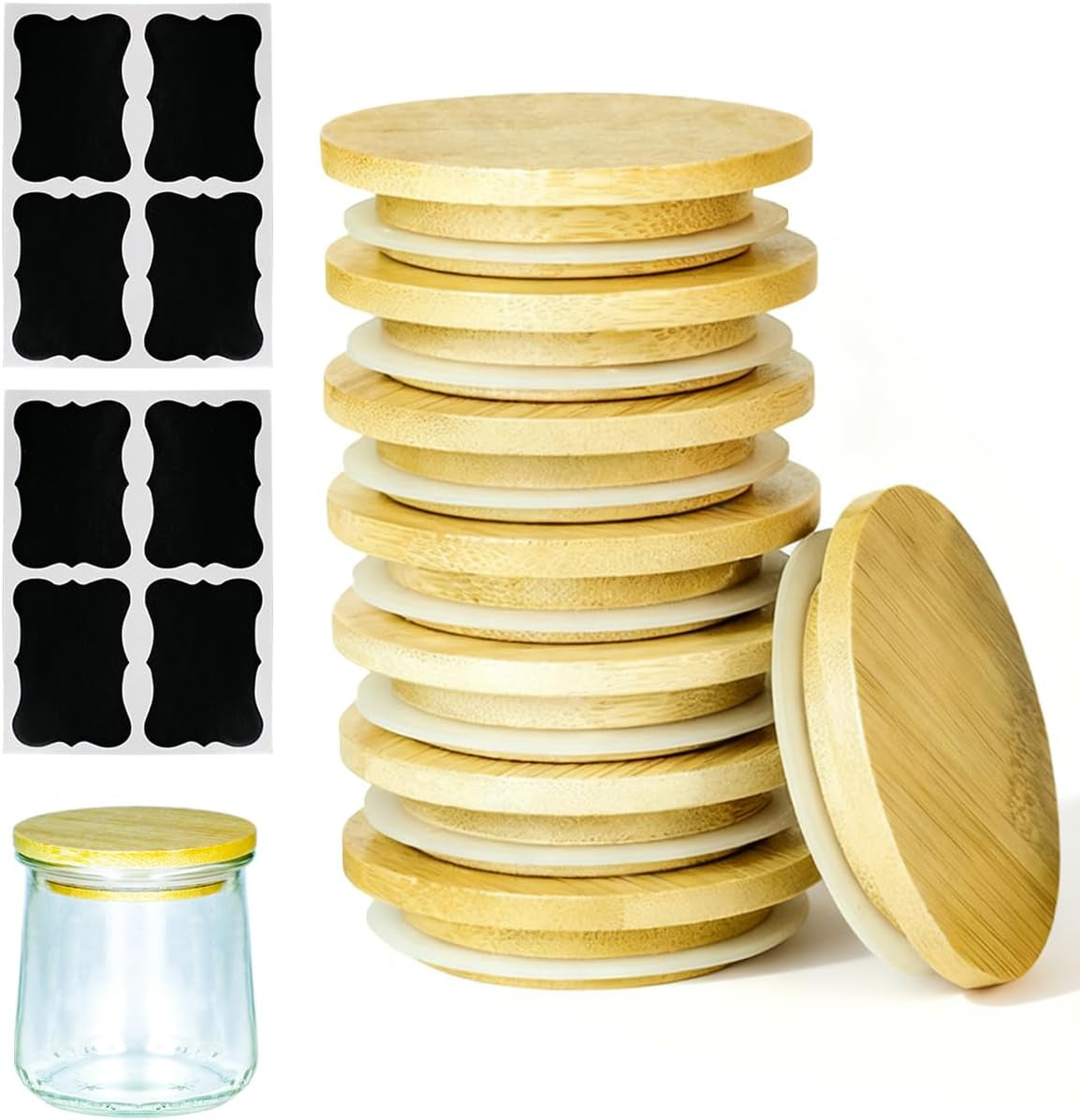 8-pack-oui-yogurt-jar-lids-with-8-labels-food-grade-bamboo-lids-for-5oz-oui-yogurt-jars-reusable-wooden-canning-covers-perfect-for-oui-yogurt-bottle-with-airtight-seal-ringjar-not-included