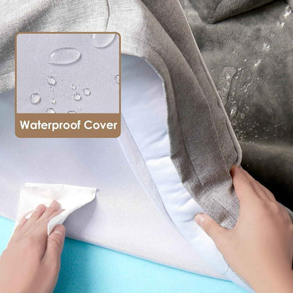 Waterproof pet bed cover with easy wipe-clean surface for dog or cat comfort3