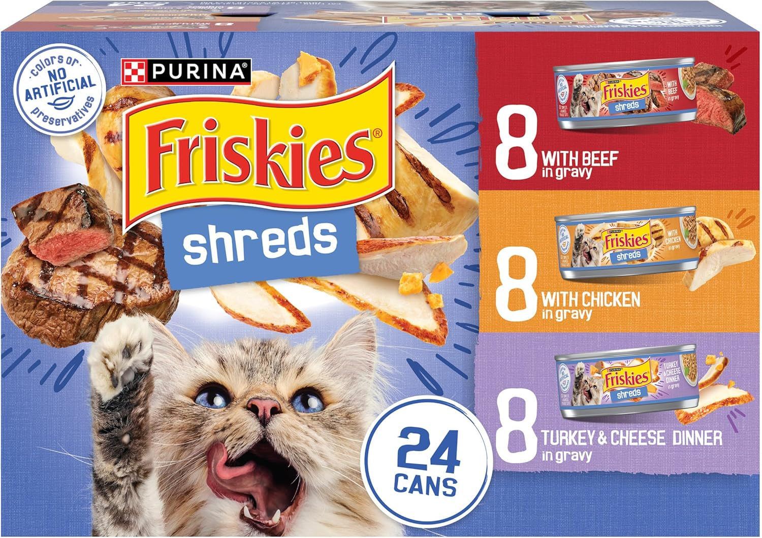 purina-friskies-gravy-wet-cat-food-variety-pack-shreds-with-beef-with-chicken-and-turkey-and-cheese-dinner-pack-of-24-5-5-oz-cans