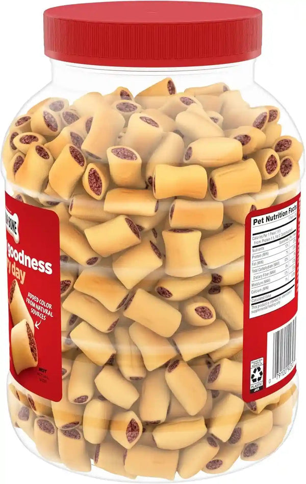 Milk-Bone Marosnacks Small Dog Treats with Real Bone Marrow, 40 Oz. Canister | Dog Treats with 12% Protein8