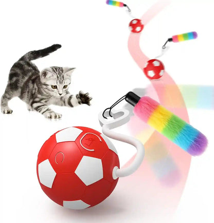 VIWIK Interactive Cat Toys for Indoor Cats, Hide and Seek Mouse Catching Game Cat Ball Toy, Automatic Motion Activated Kitten Toys, Low Noise Fast Rolling Ball in Play Mat for Bored Adult Cats8