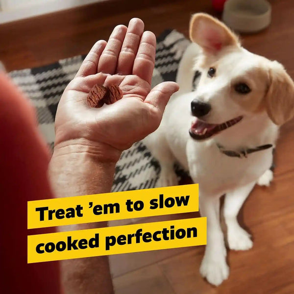 Pup-Peroni Tender Cuts, Beef Recipe Dog Treats Slow Cooked for 4 Hours, 20 Oz. Canister4