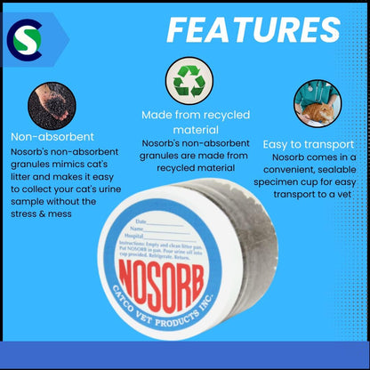 Creative Science Nosorb Non-Absorbent Cat Litter | 6 Oz | Easily Collect Urine Samples from Cats2