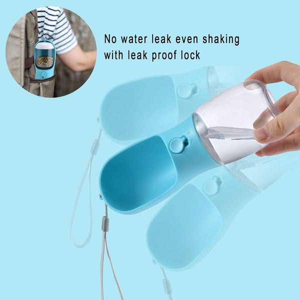 Cibaabo Dog Water Bottle Portable with Food Container & Filter for Travel | Feeding & Hydration | Travel Water Bowl | Portable Pet Dispenser | Dog Gifts | Puppy Essentials | for Hiking Camping Beach3