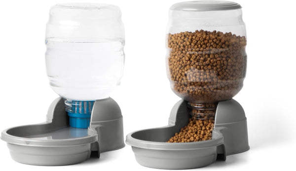 Petmate Replendish Automatic Dog Water Dispenser Gravity Pet Waterer with Microban Protection Base, 100% BPA Free - 4 Gallon, Wide Mouth Bowl, with 2 Extra Filters24