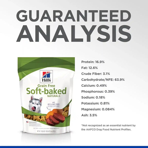 Hill'S Grain Free Soft-Baked Naturals Dog Treats, Beef & Sweet Potato10
