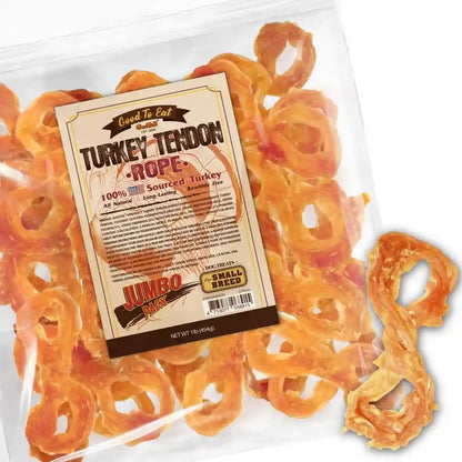 Gootoe Turkey Tendons, Dog Treats for Small Breeds, Bone (S), 6 Counts13