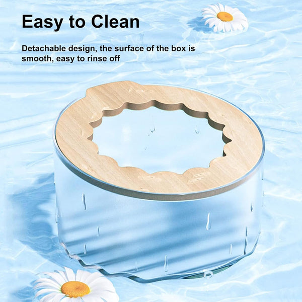 Hamster Sand Bath Box, Small Animal Bathroom & Digging Room, Easy to Clean, for Dwarf & Syrian Hamster, Gerbil4