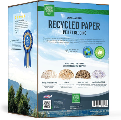 Small Pet Select Recycled Paper Pellet Bedding & Litter, Rabbits, 20 Lb | Absorbent Odor Control, Low Dust, Eco-Friendly, for Guinea Pigs, Hamsters, Bunnies, Chinchillas & Small Pets3
