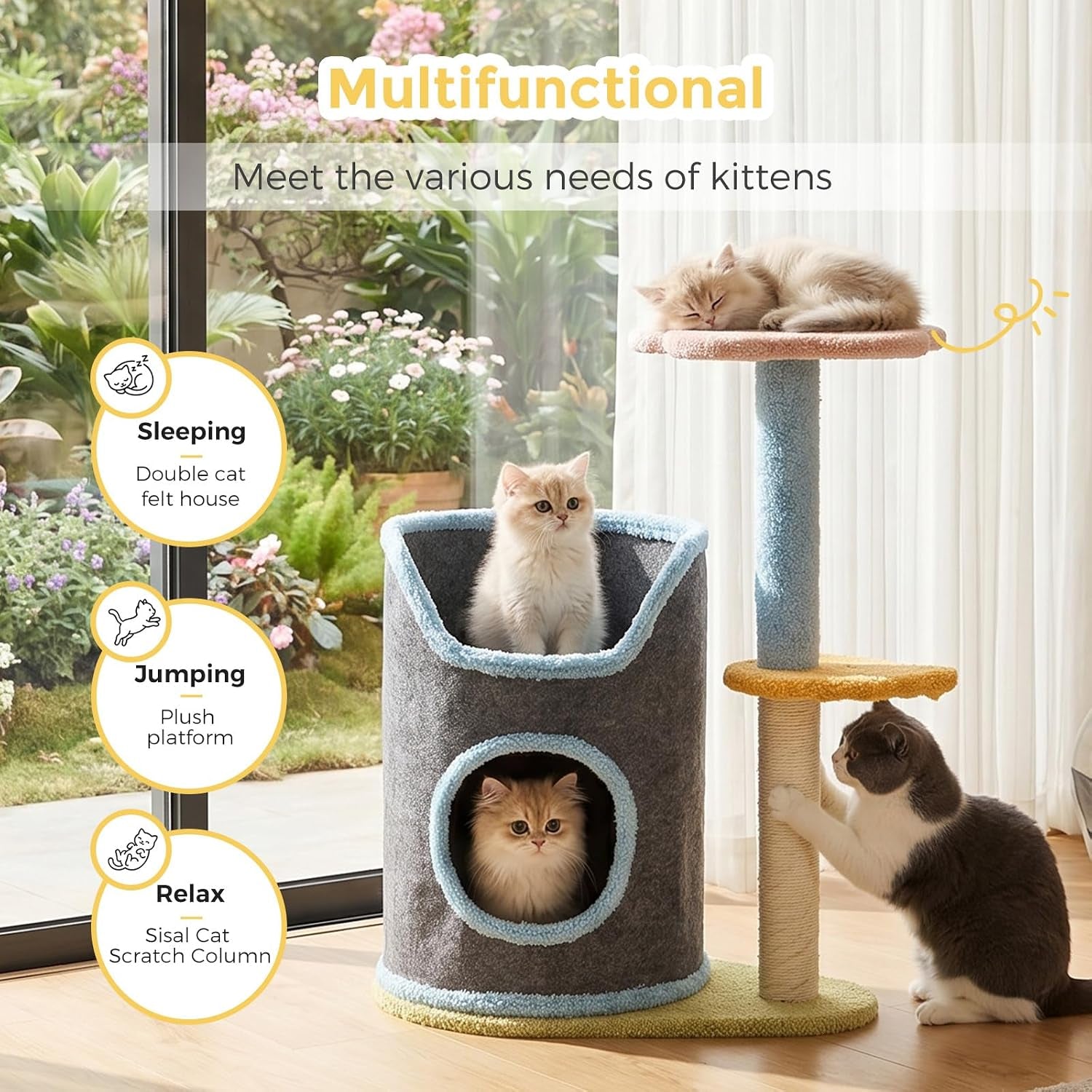 cat-tree-with-cat-scratching-post-for-indoor-cats-up-to-5-lbs-small-cat-tower-with-scratching-board-and-cozy-hammock-compact-cat-tree-tower-with-cat-bed