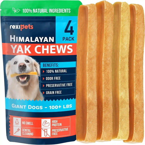 100% Natural Yak Cheese Himalayan Made Dog Chews All Breeds - Lactose Free Yak Chew for Small, Medium & Large Dogs - Dental Cleaning Dog Chews Aggressive Chewers - Long Lasting Odor & Gluten Free10