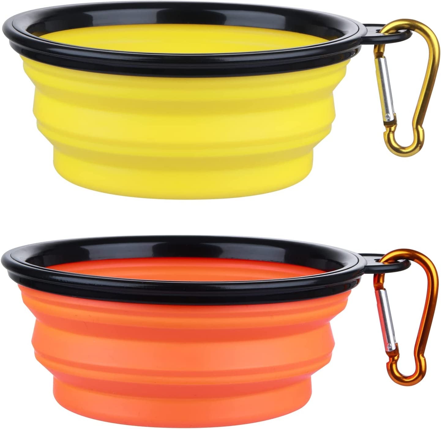 large-dog-bowl-pet-collapsible-bowls-2-pack-collapsible-dog-water-bowls-for-cats-dogs-portable-pet-feeding-watering-dish-for-walking-parking-traveling-with-2-carabiners-large-black-black