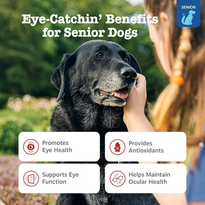 Zesty Paws Eye Supplement for Dogs - Vision Support with Antioxidants & Omega 3 Fatty Acids - 90 Chews2