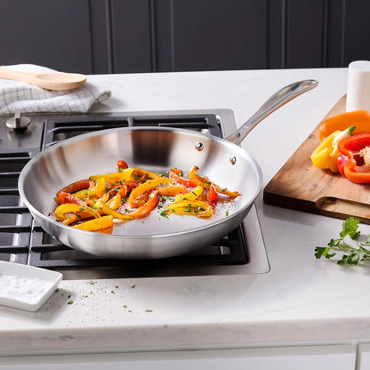 Spirit 3-Ply 12-Inch Fry Pan, Stainless Steel4