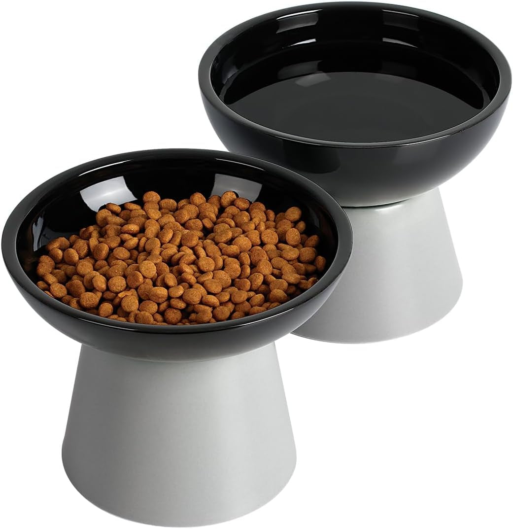 loejan-elevated-cat-food-and-water-bowls-set-extra-wide-and-raised-ceramic-bowls-anti-vomit-whisker-free-pressure-cat-feeder-for-kittens-to-adult-cats-and-small-dogs-white-water-bowl
