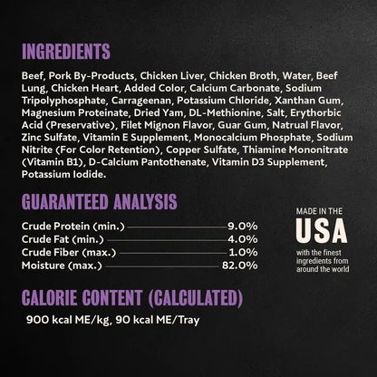 Cesar Classic Loaf in Sauce Wet Dog Food, Filet Mignon, 3.5 Oz, 24 Count | Made in USA, Real Beef #1 Ingredient, No Fillers/Added Sugar/Artificial Flavors, Use as Meal or Topper, Easy Peel Trays8