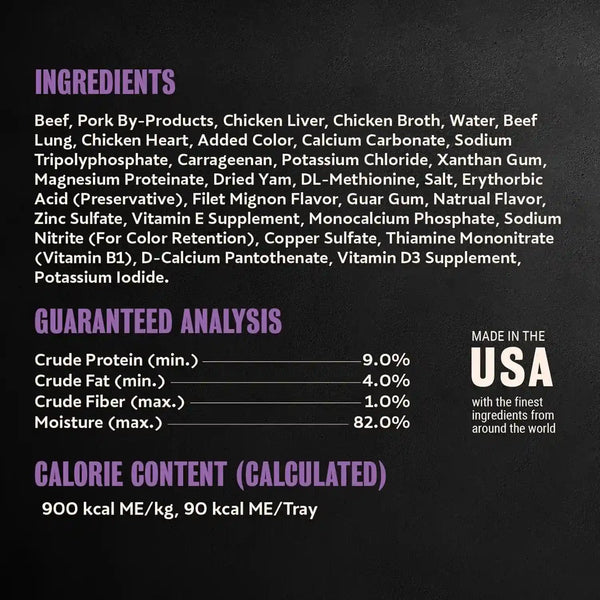 Cesar Classic Loaf in Sauce Wet Dog Food, Filet Mignon, 3.5 Oz, 24 Count | Made in USA, Real Beef #1 Ingredient, No Fillers/Added Sugar/Artificial Flavors, Use as Meal or Topper, Easy Peel Trays8